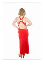 Load image into Gallery viewer, eleanor maxi dress in persimmon