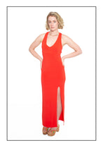 Load image into Gallery viewer, eleanor maxi dress in persimmon